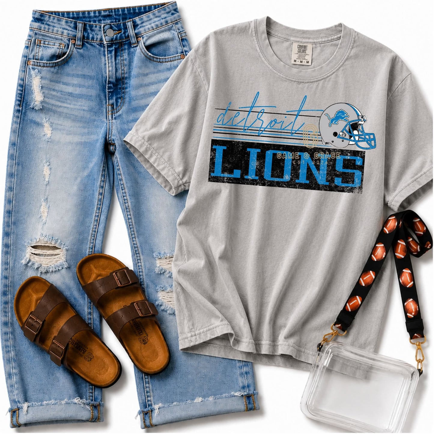 Retro Vibe Detroit Lions