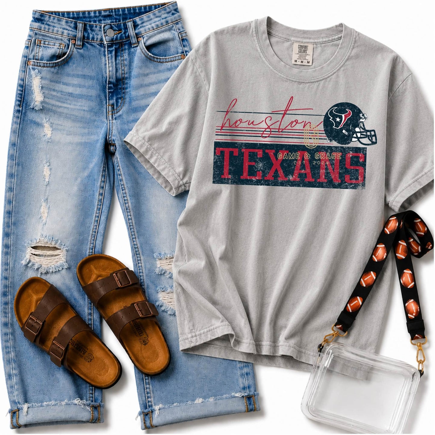 Retro Vibe Houston Texans