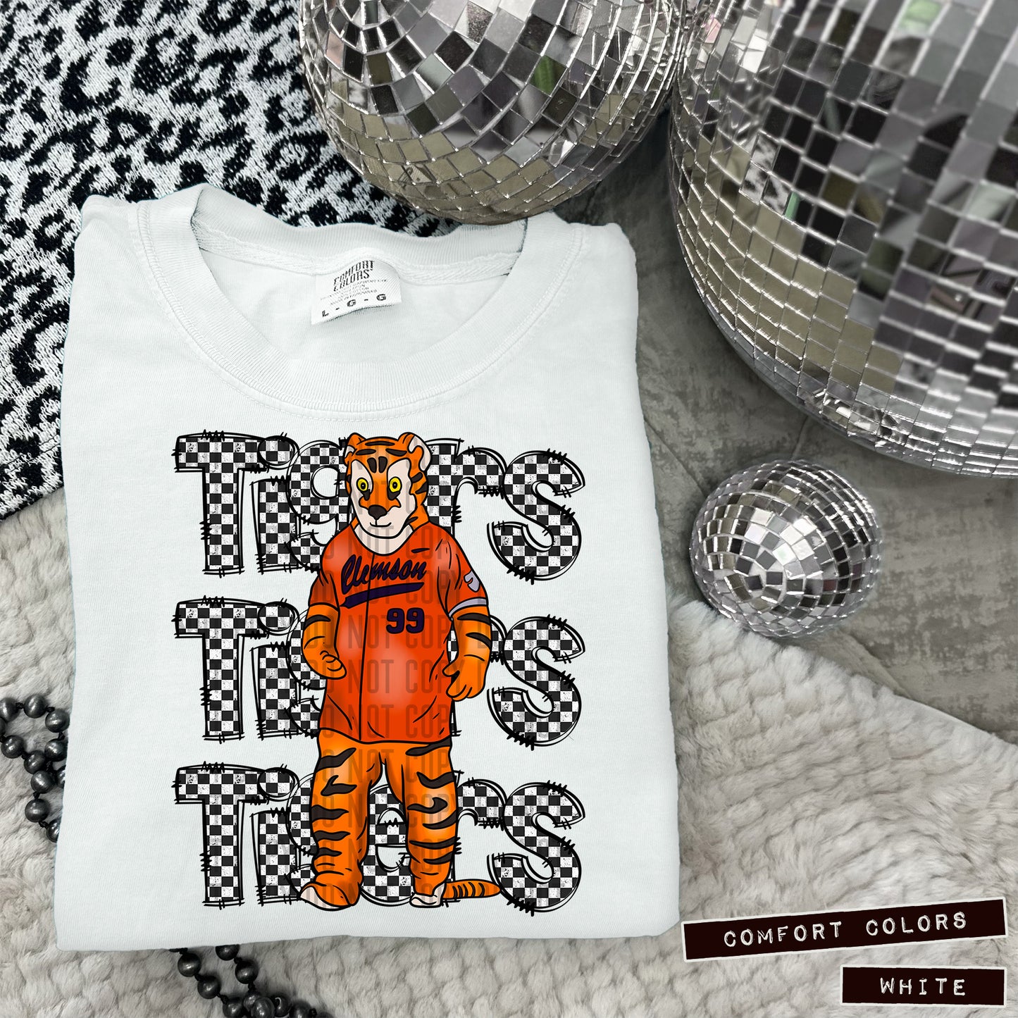 CLEMSON TIGERS CHECKERS
