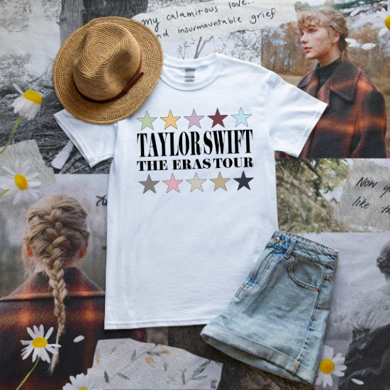 T Swift Eras Tour Stars -DTF Transfer