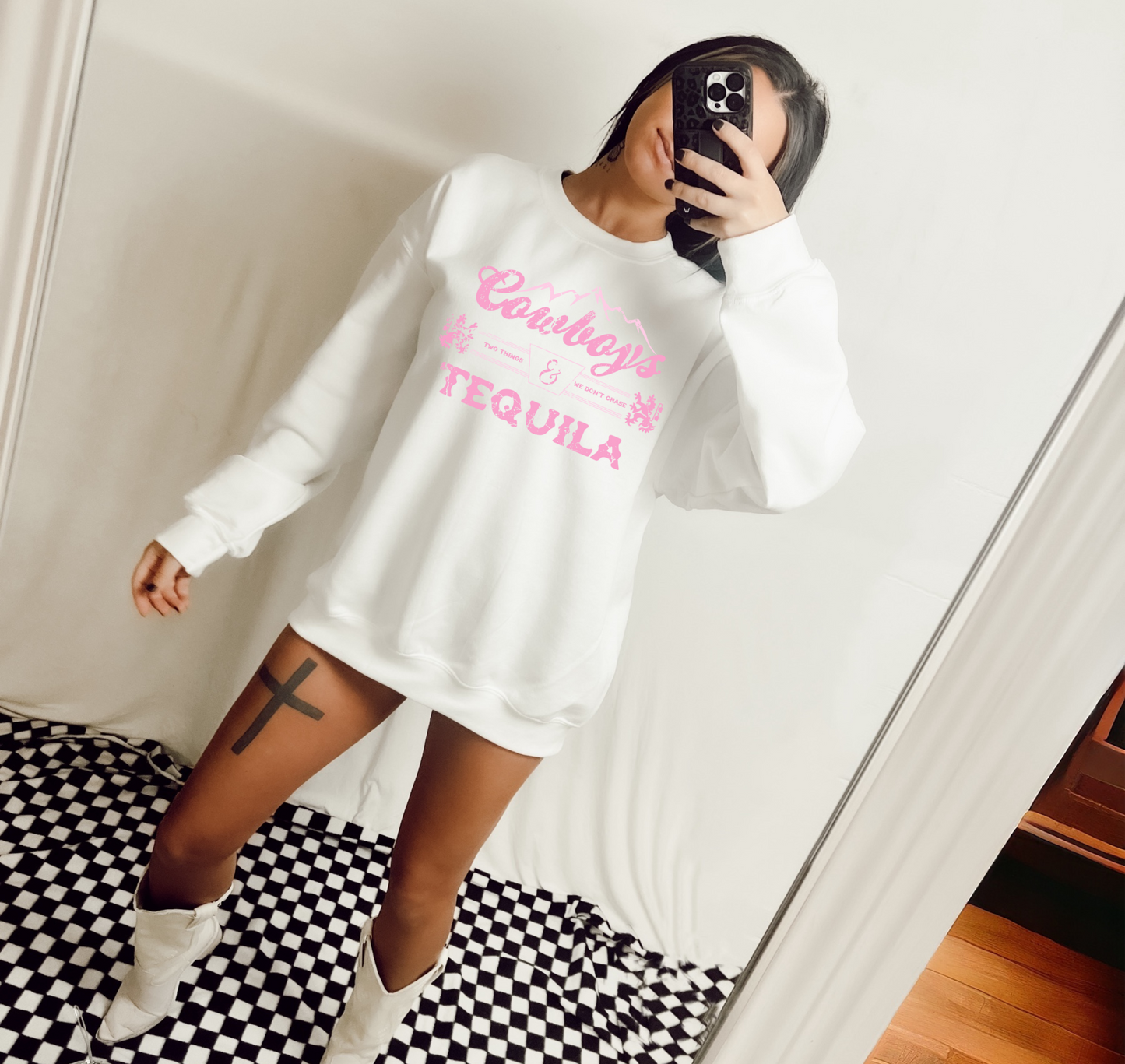 Cowboys & Tequila Pink - DTF Transfer