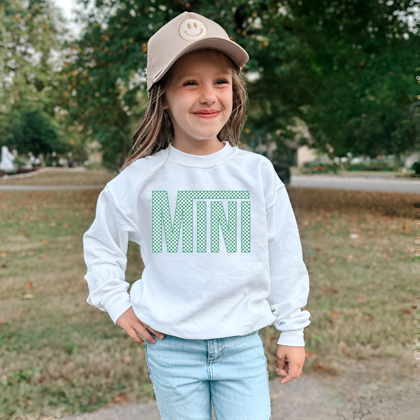 Mini Checkered Green