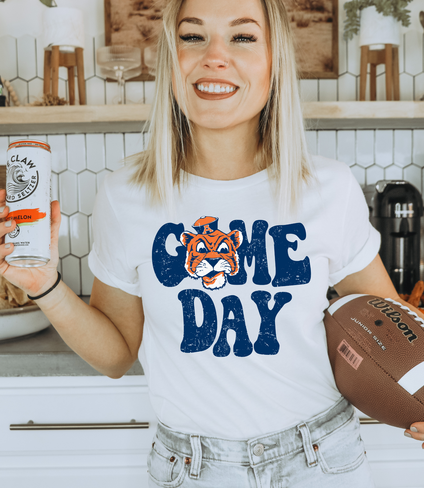 Game day- Auburn, blue