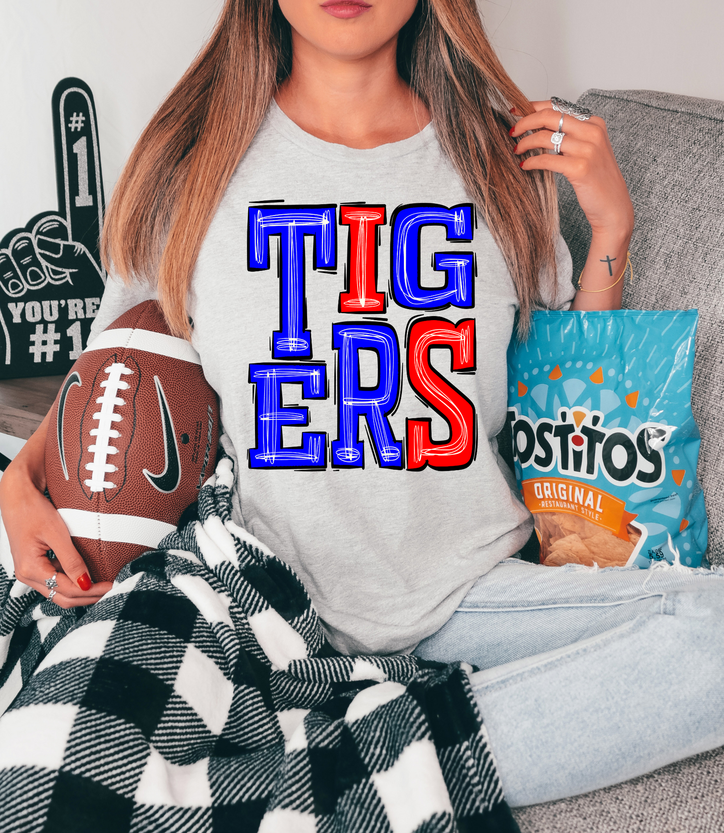 Tigers - red/blue letters