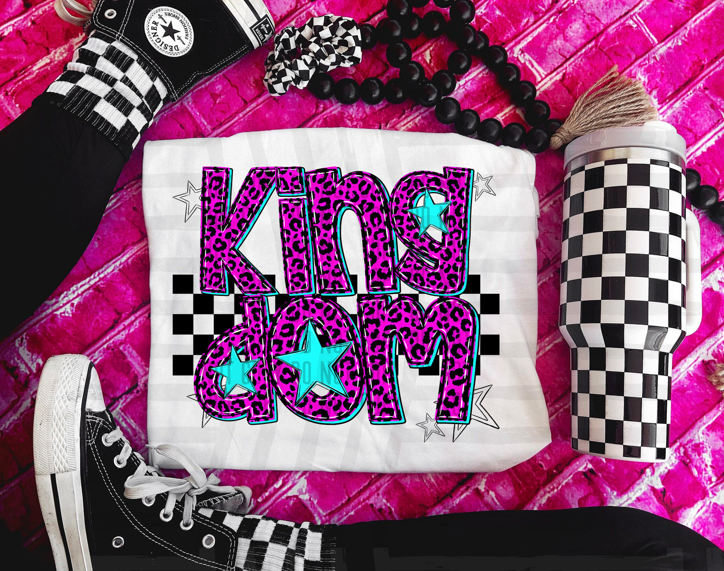 Kingdom (pink neon leopard)