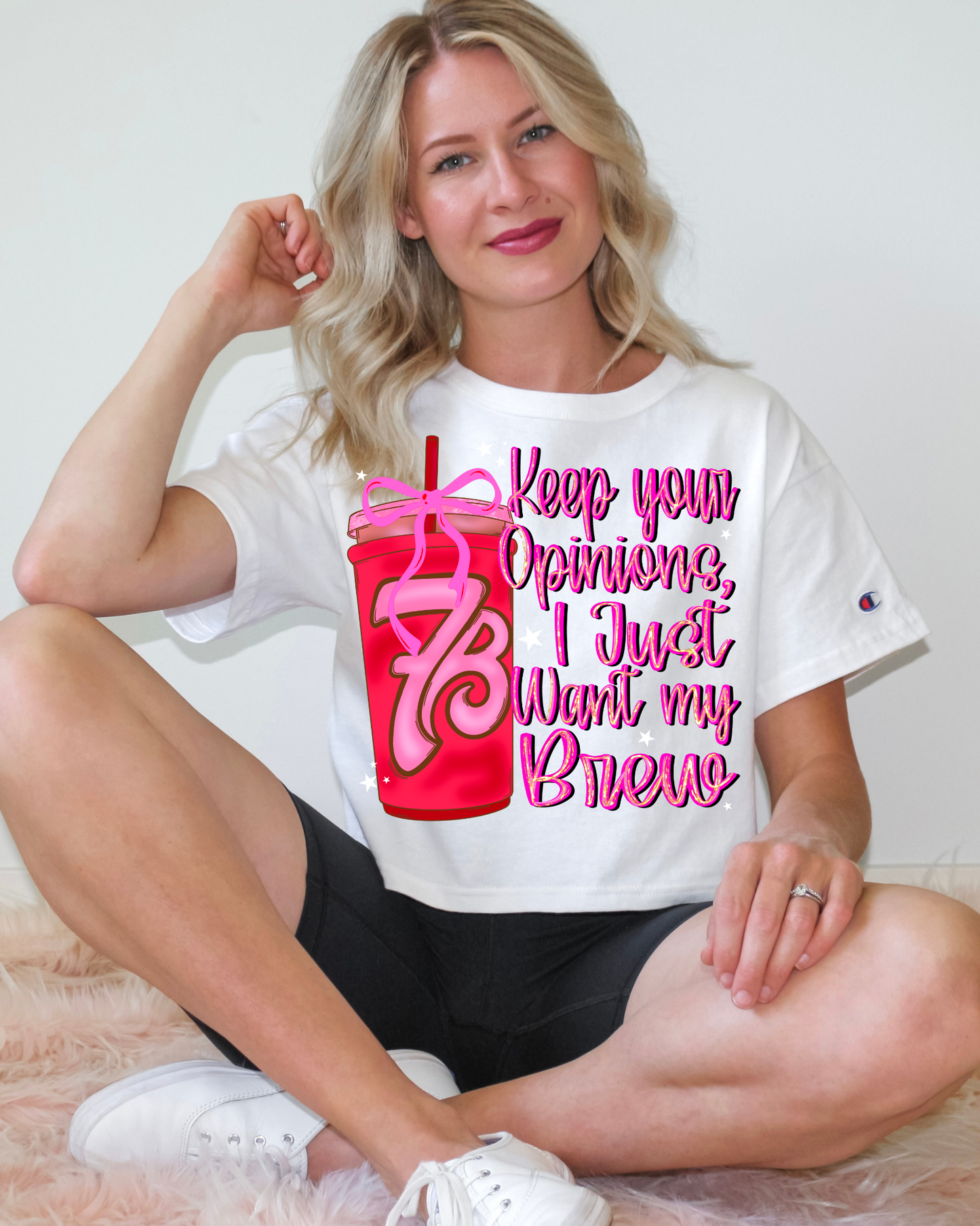 Keep Your Opinions I just want my Brew Pink