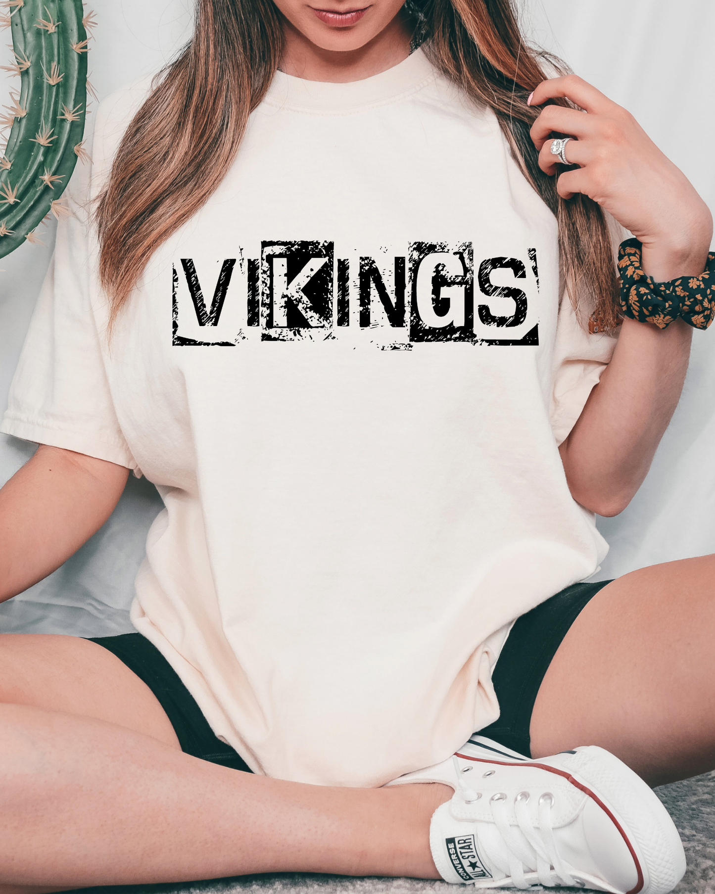 Vikings Black And White Spray Paint