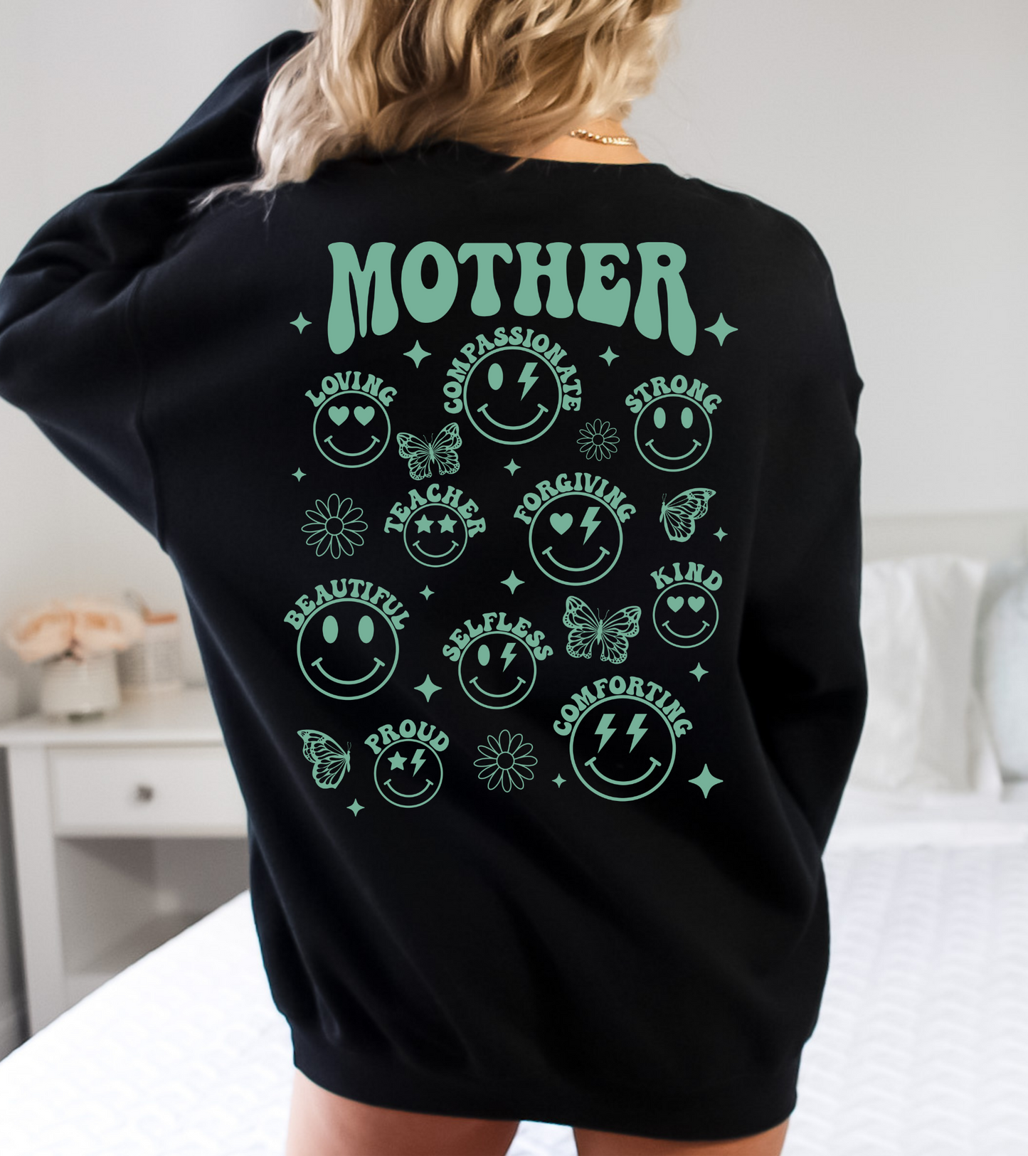 Mother, loving, compassionate, strong