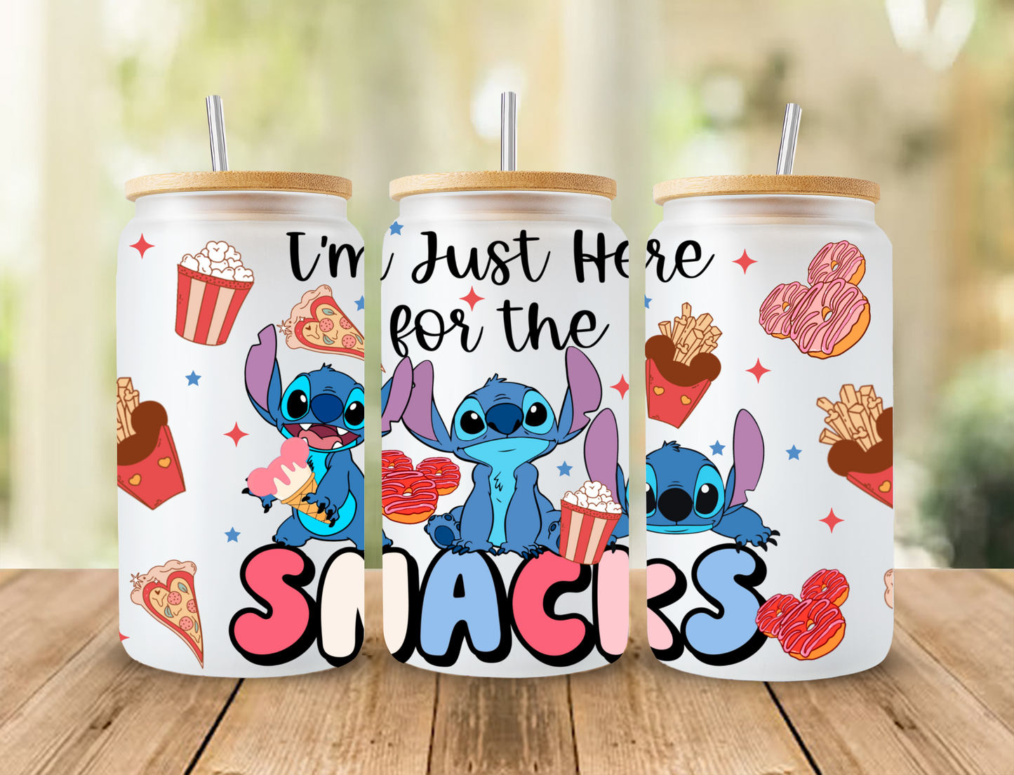 I'm just here for the snacks - UV Libby Wrap