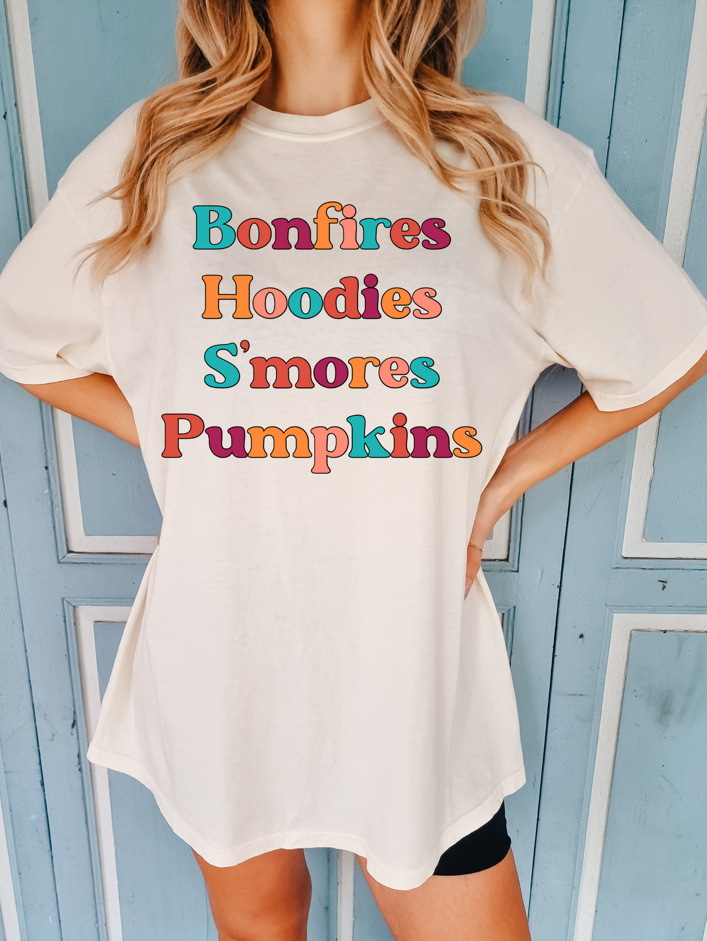 Bonfires hoodies s'mores pumpkins