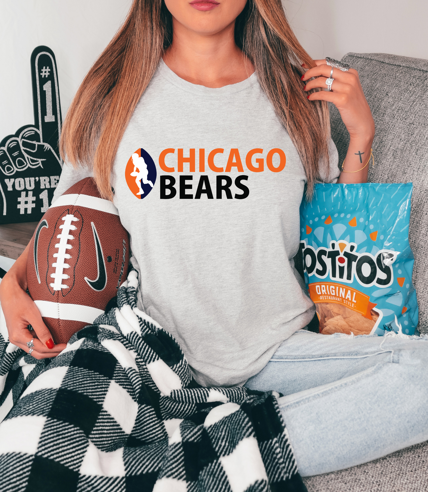 Chicago Bears - orange/black letters