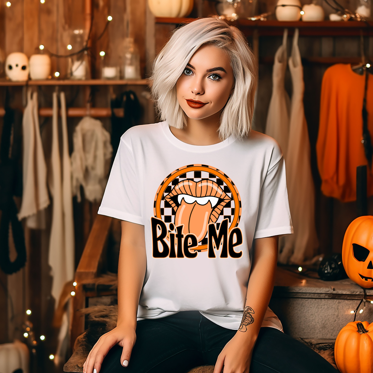 Bite me, checkered
