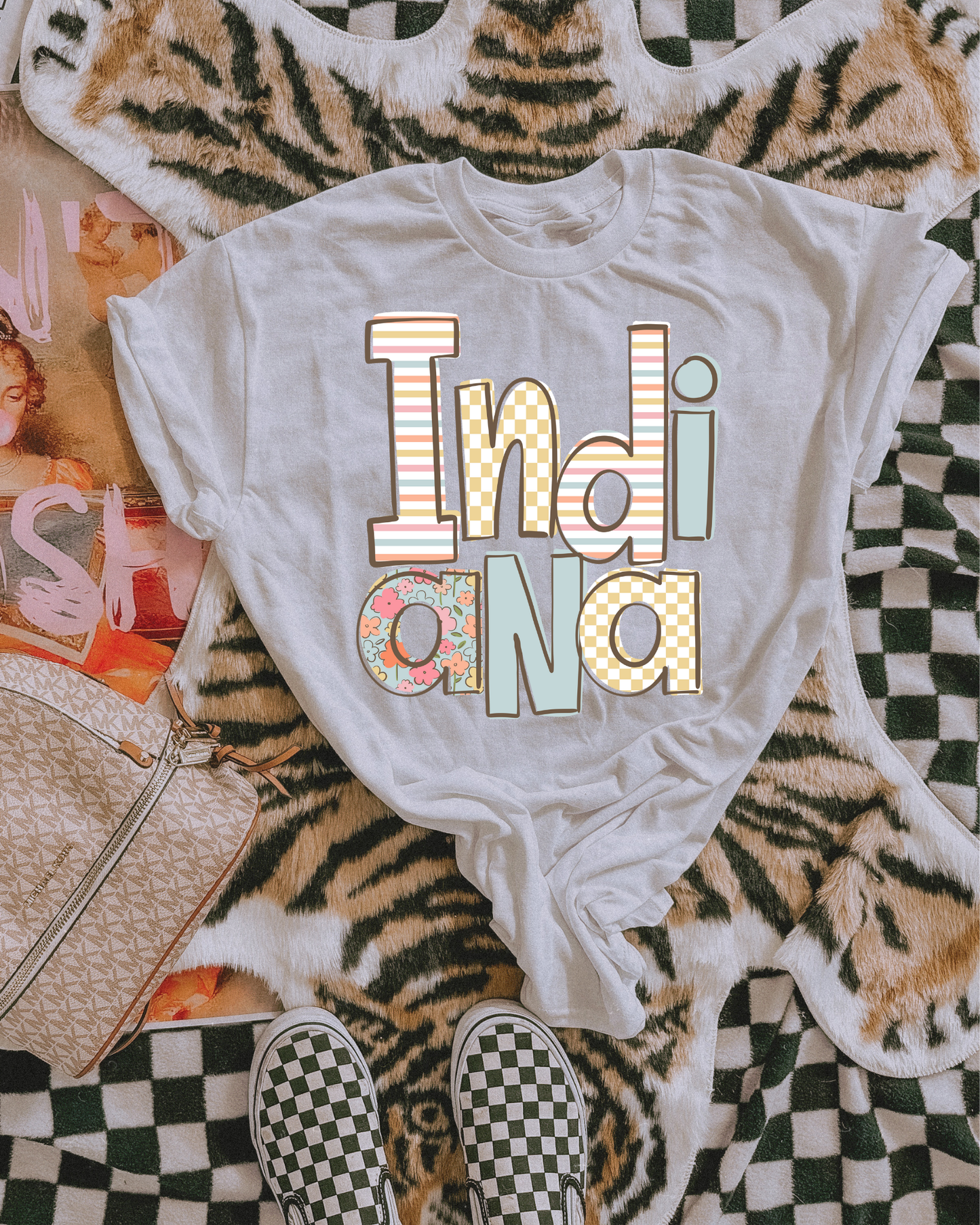 Indiana Colorful Letters