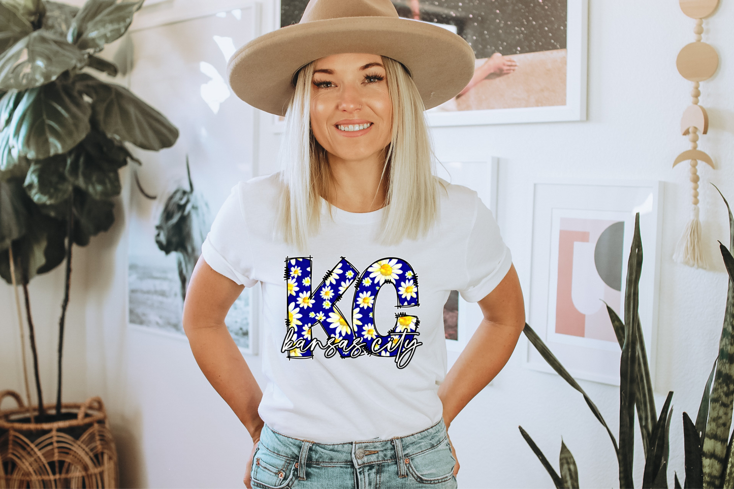 KC Kansas City- Floral Print