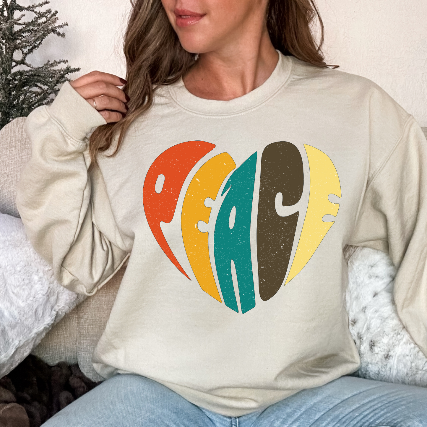 Peace Multicolored Heart
