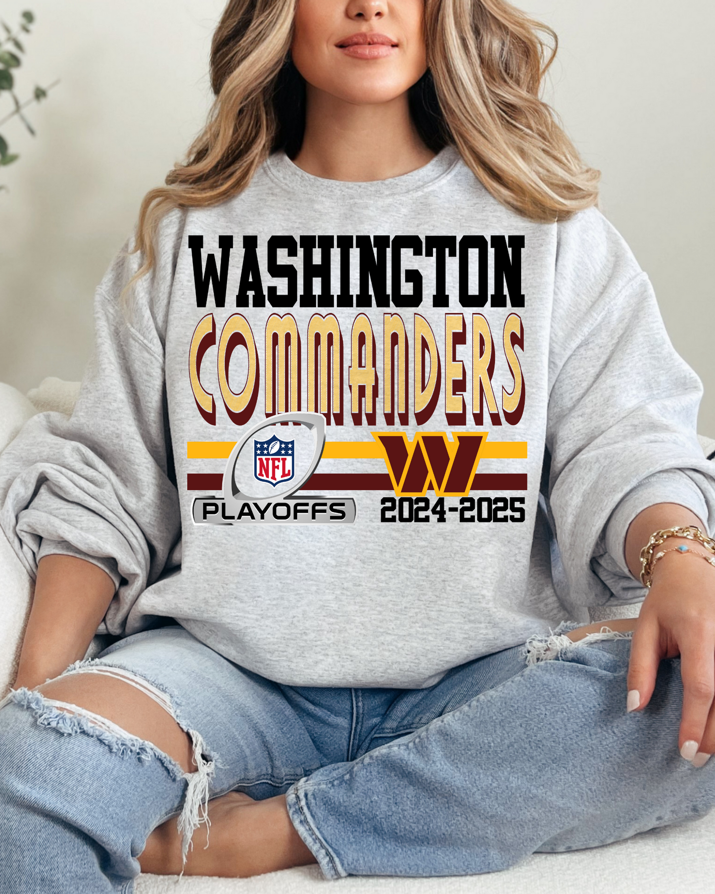 Washington Commanders Playoff 2024-2025 Logo