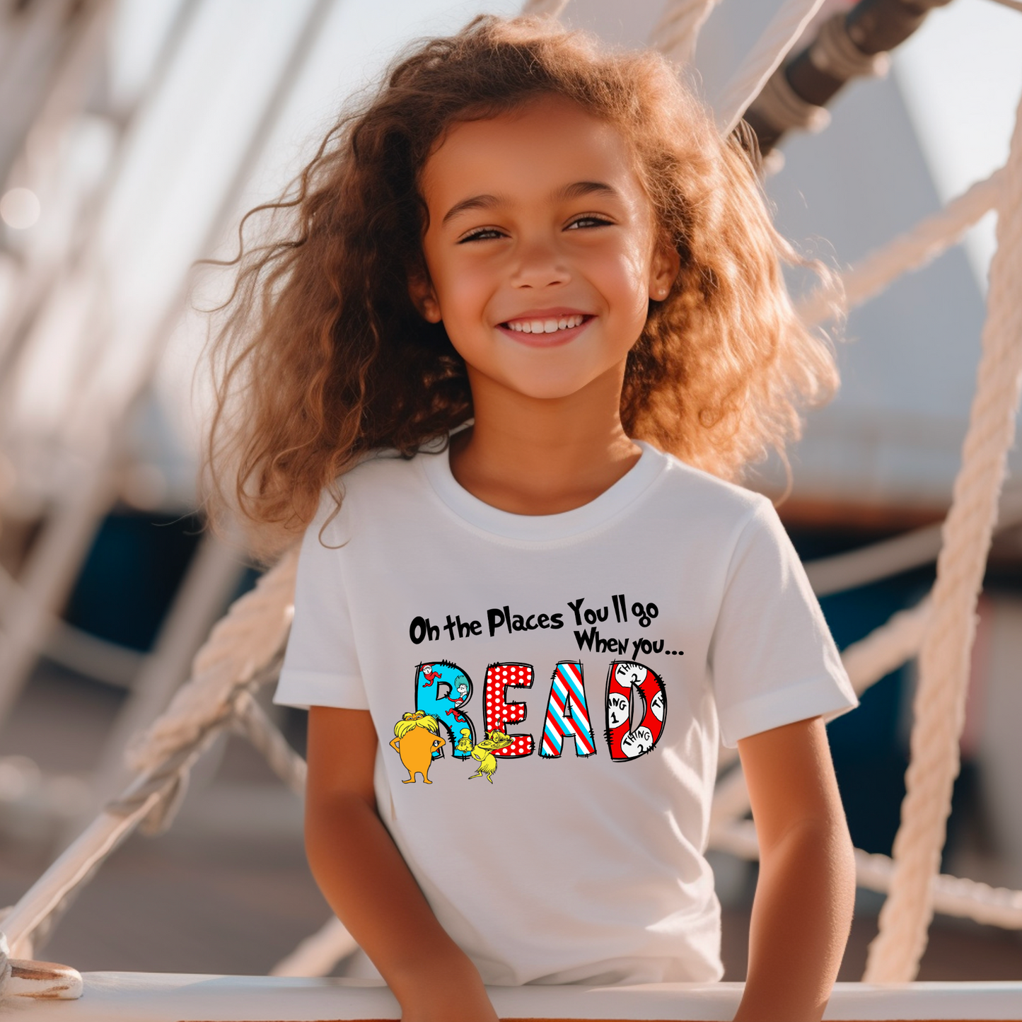 Oh The Places You'll Go When You Read- DTF Transfer