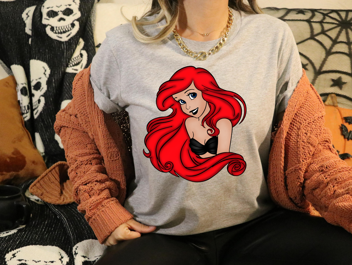 Goth Ariel red hair