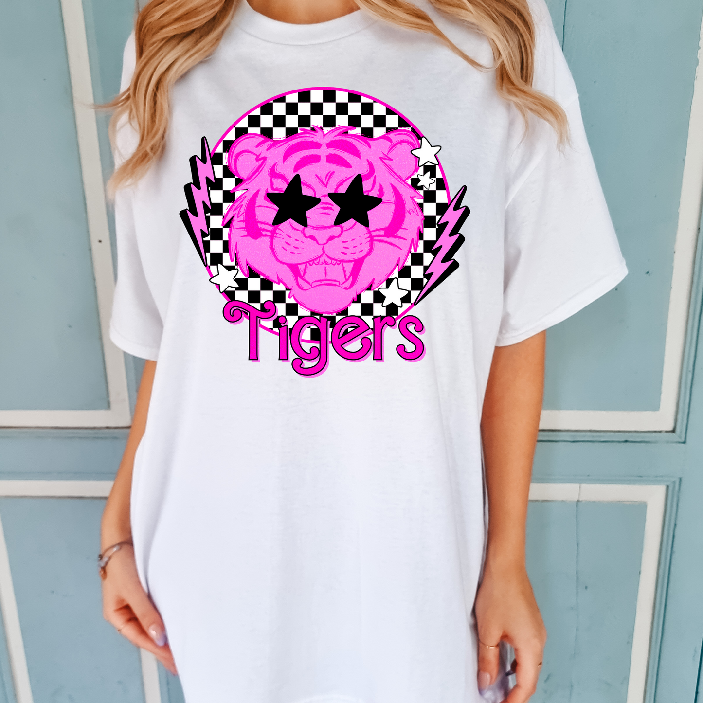 Tigers, checkered