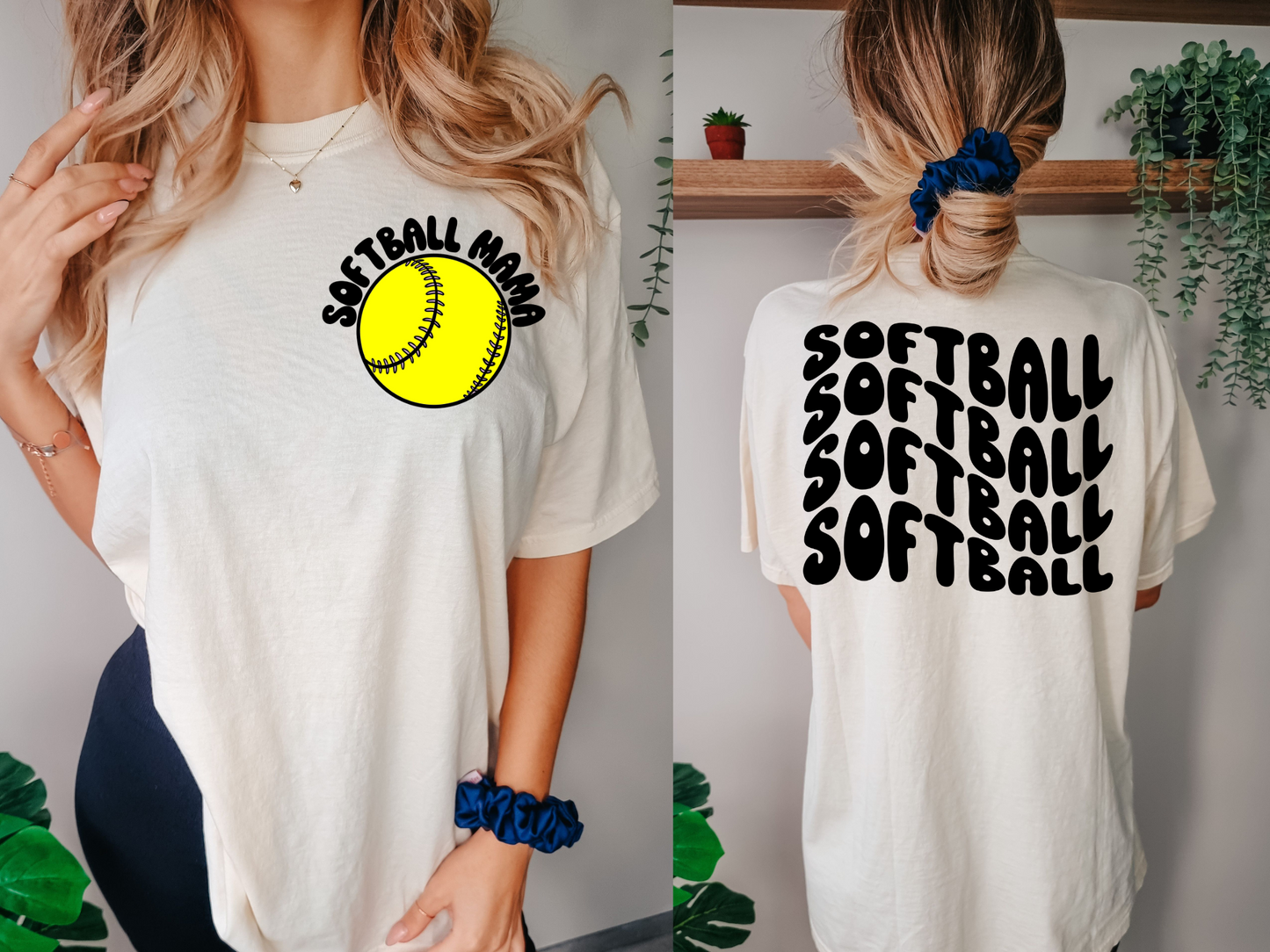 Softball mama, with softball-front