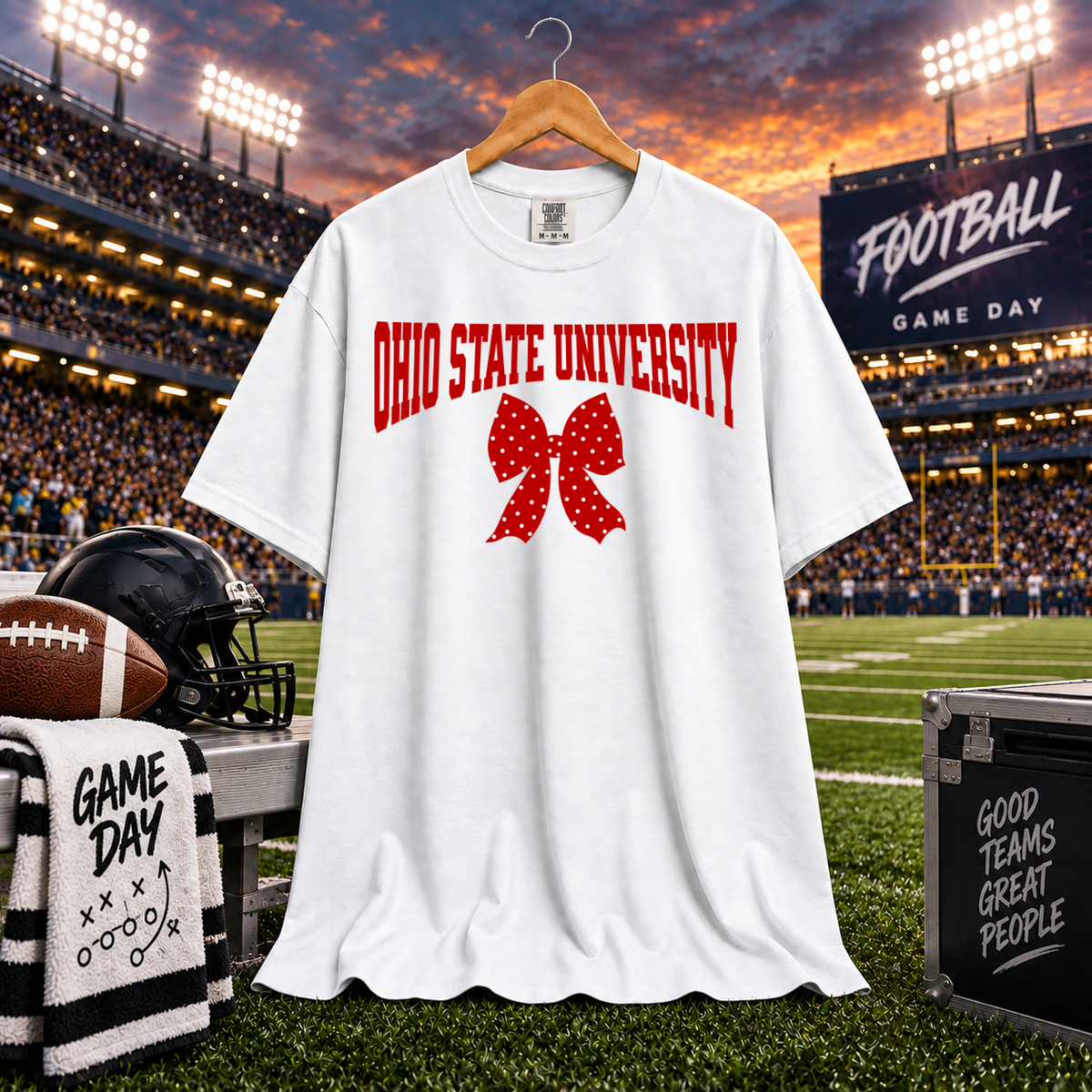 Preppy Polka Dots Ohio State