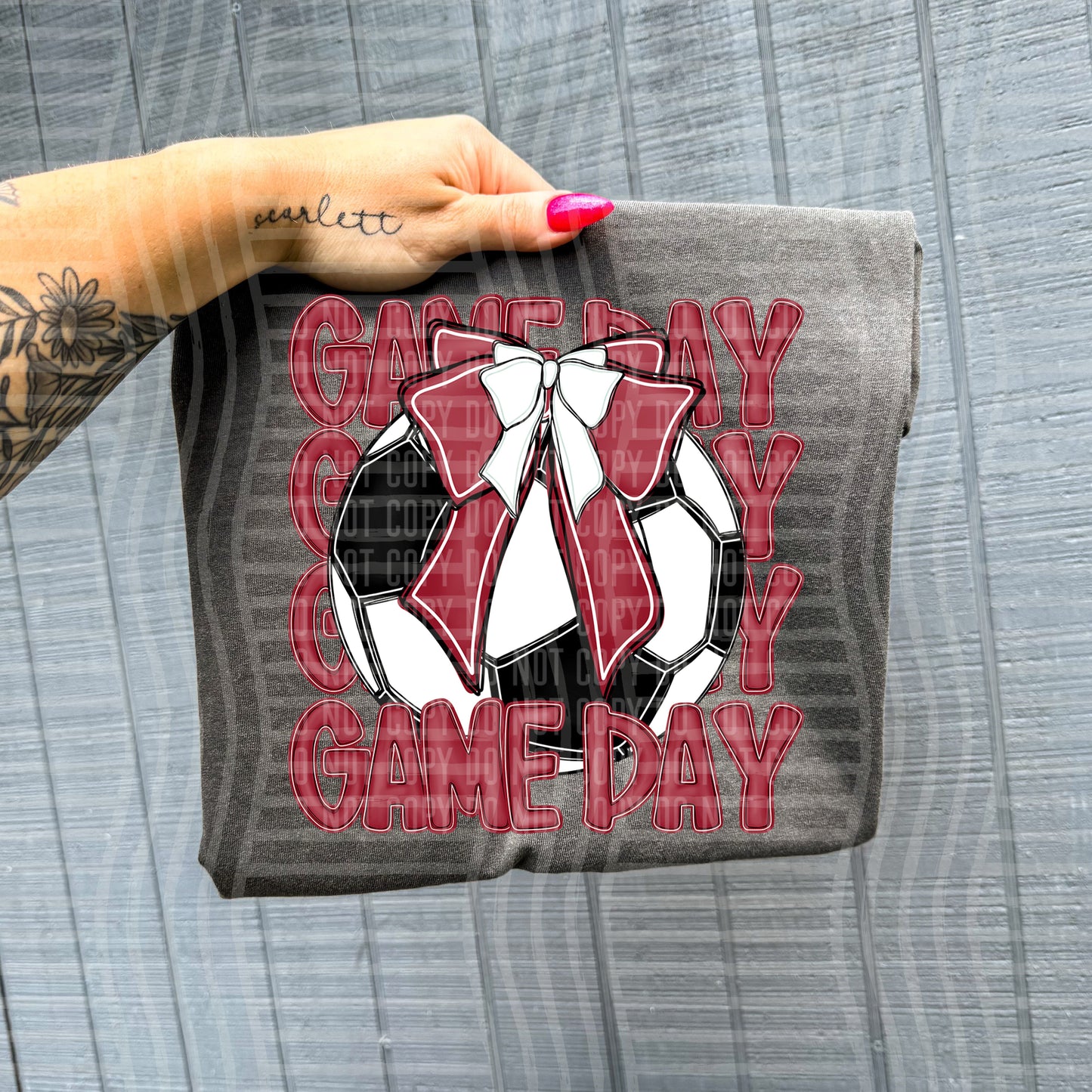 GAMEDAY SOCCER MAROON