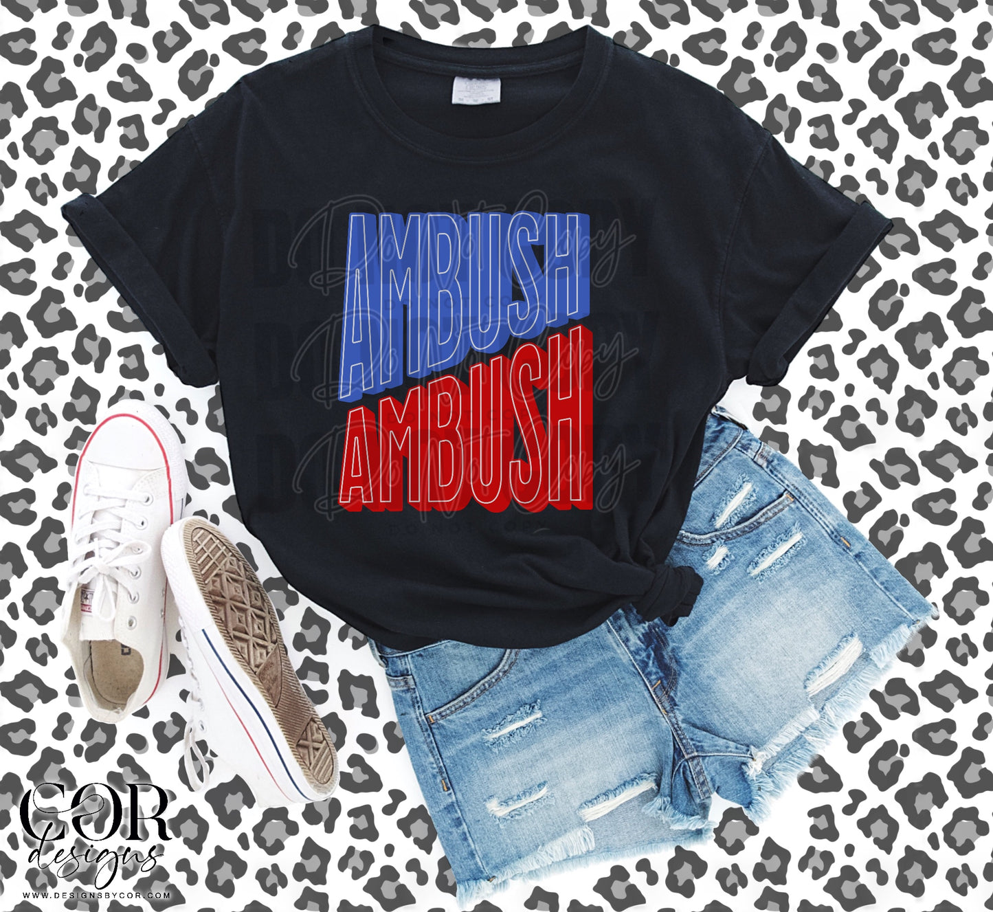 Ambush Blue And Red