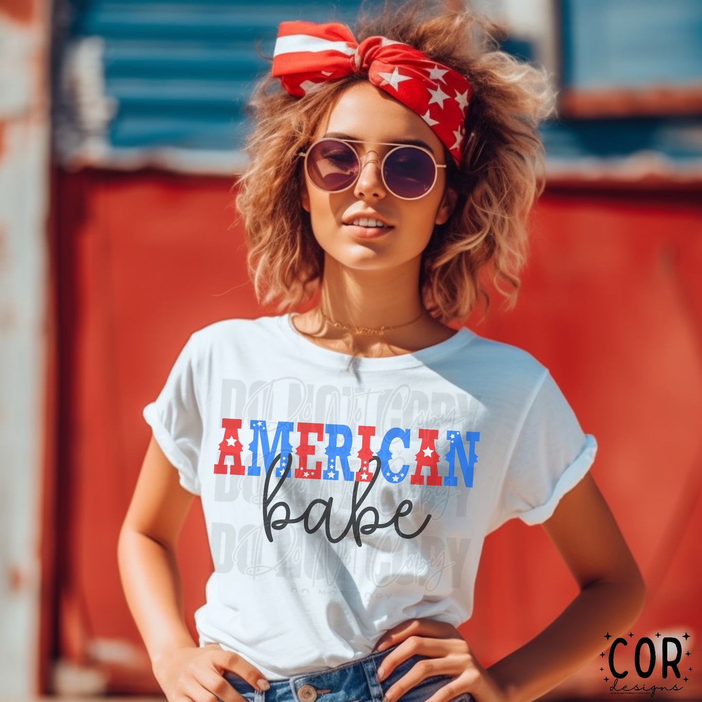 American Babe Red White Blue
