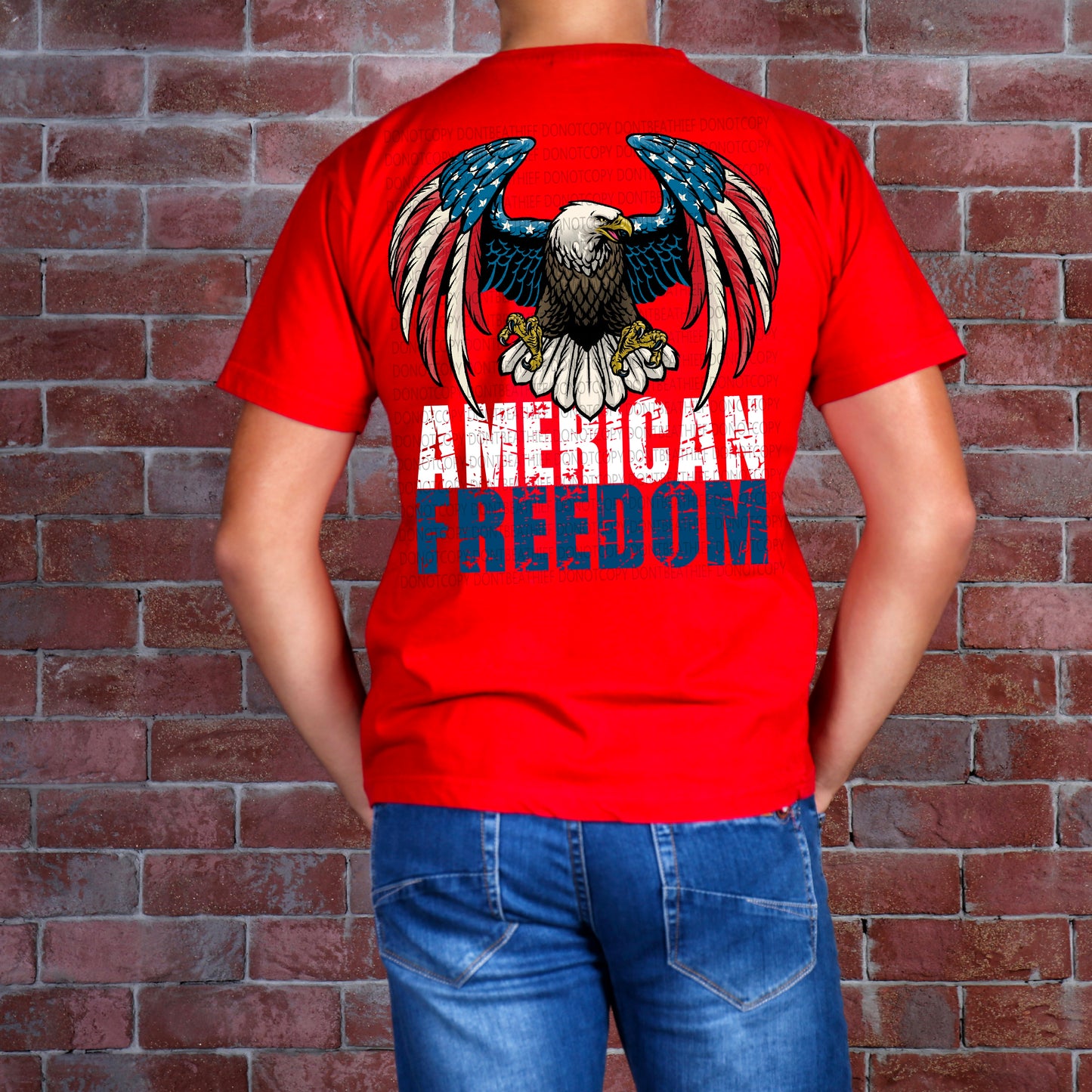 American Freedom Eagle - DTF Transfer
