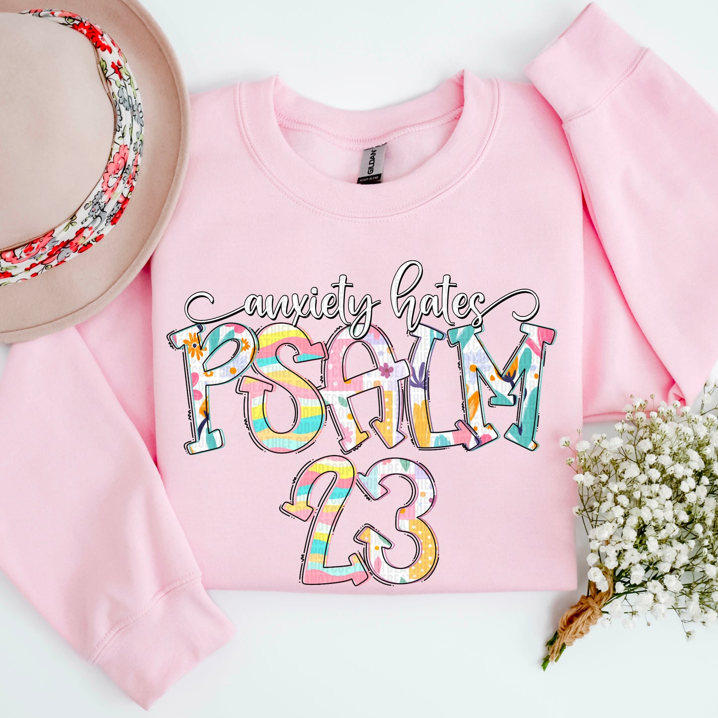 Anxiety hates psalm 23