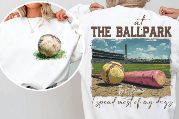 At The Ball Park Is Where I Spend Most Of My Days-Back