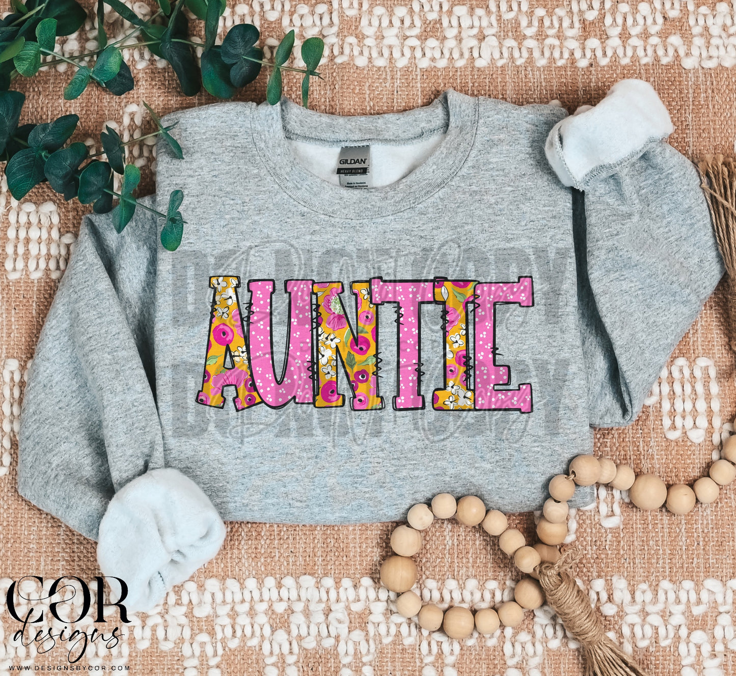 Auntie (Pink Floral)
