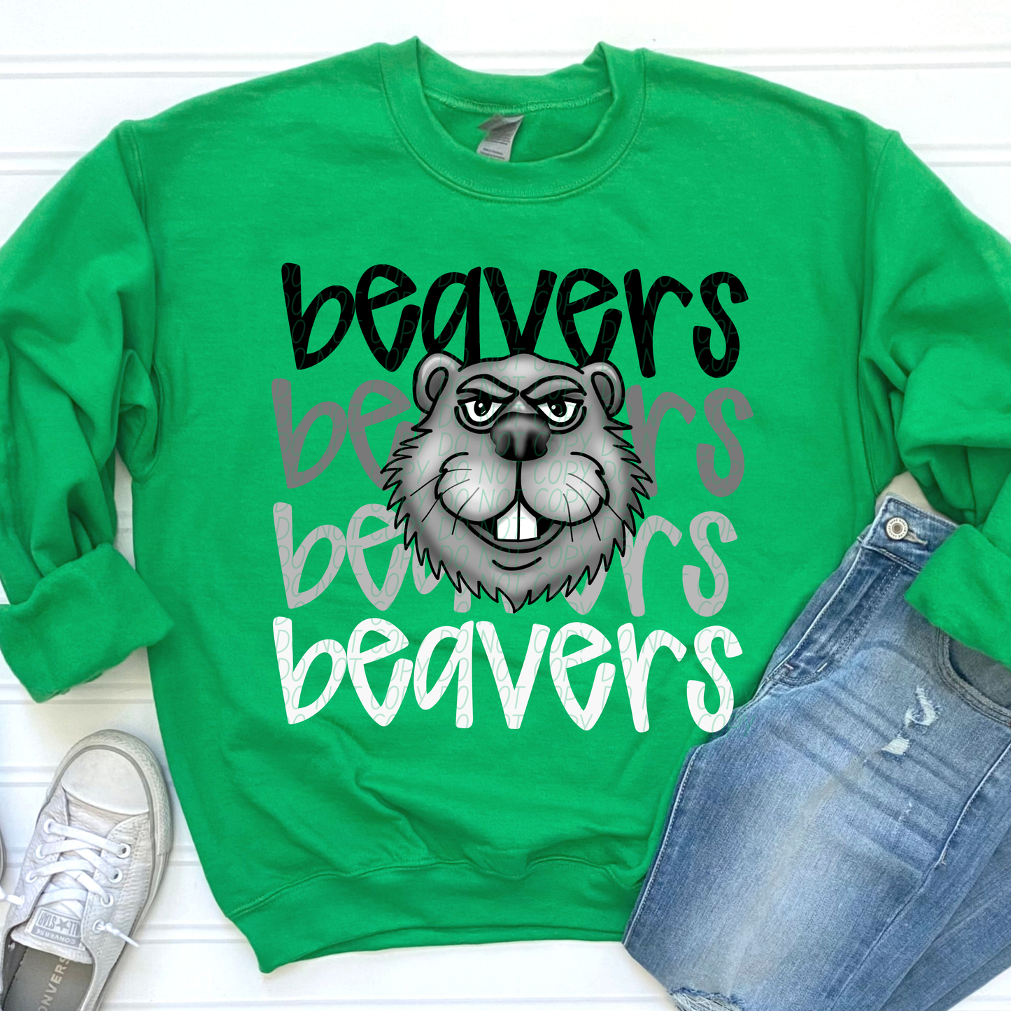 Beavers Faded Stack