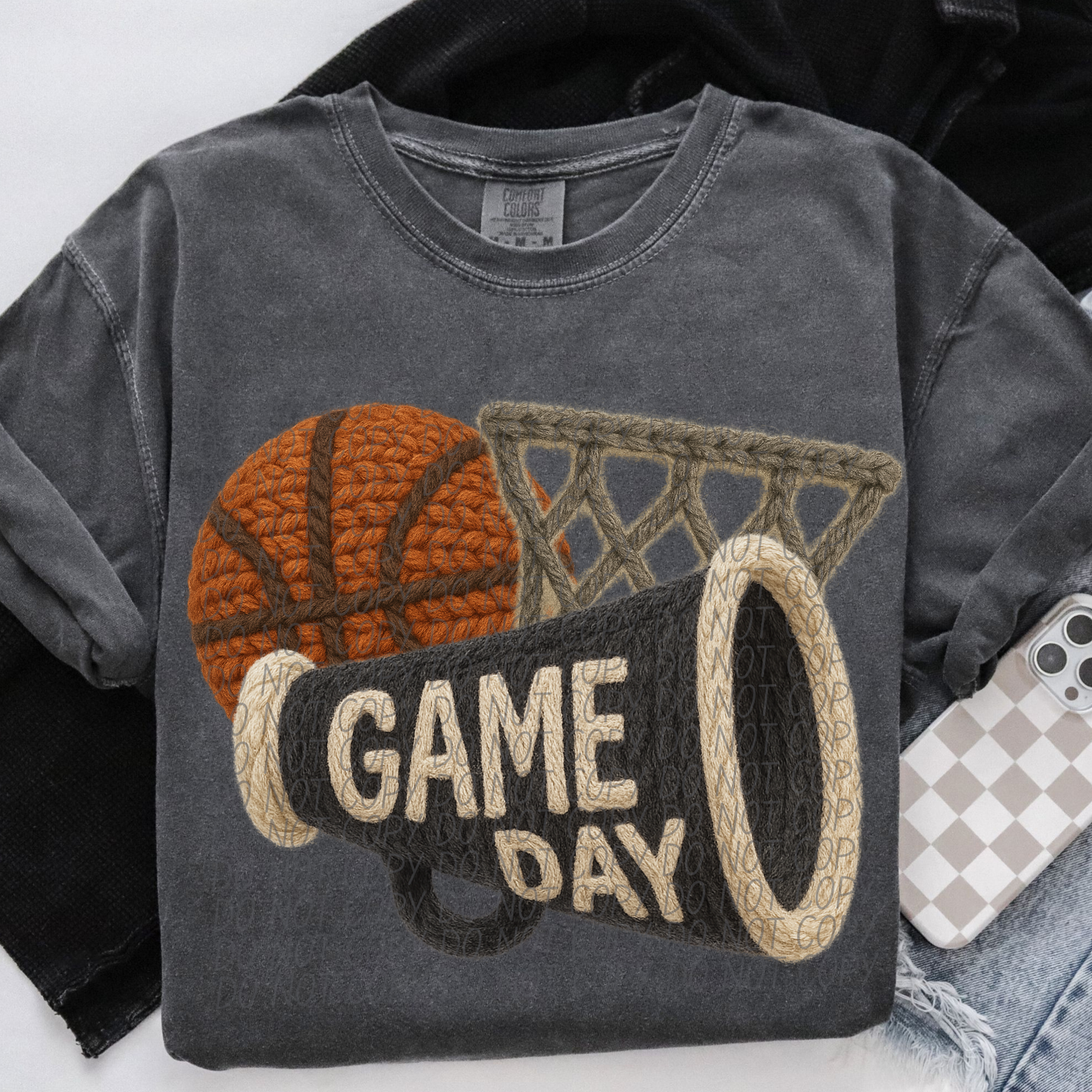 Yarn - Game Day Black Basketball
