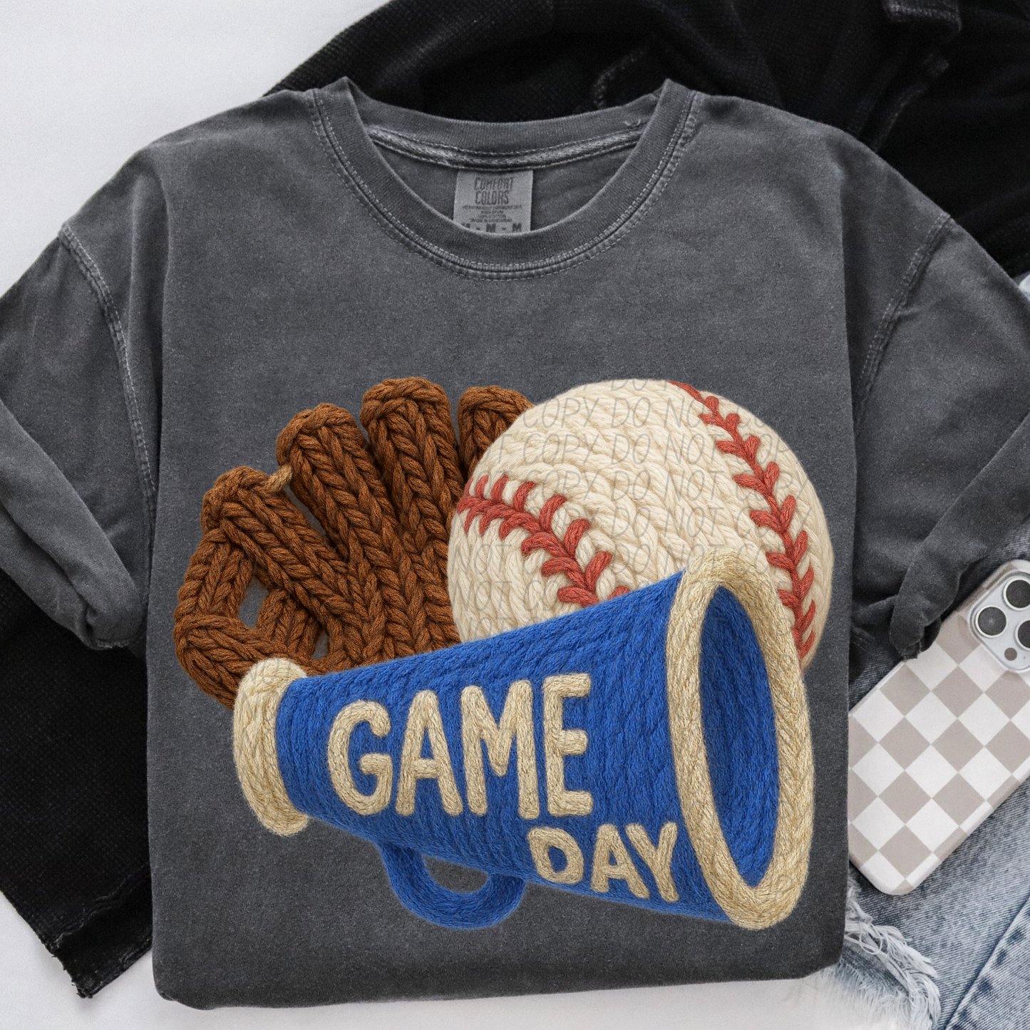 Yarn - Game Day Blue Baseball
