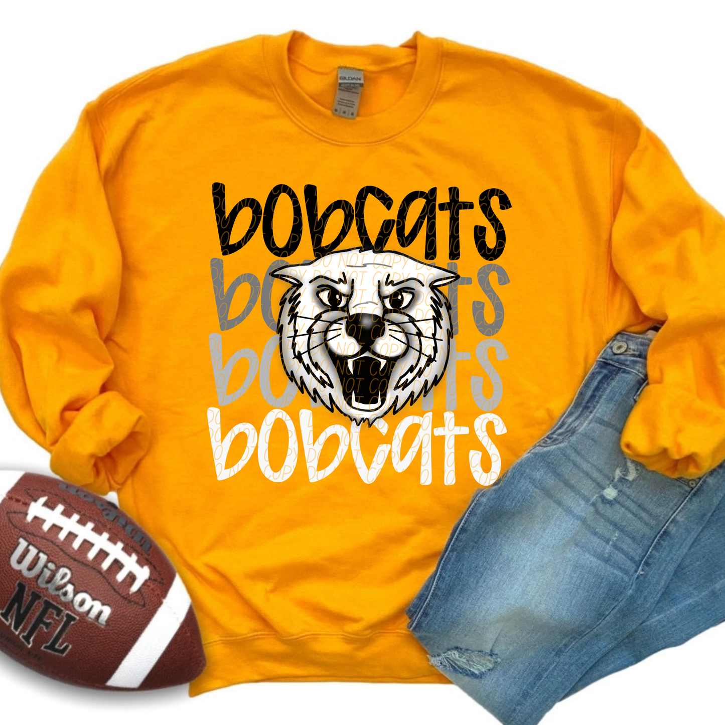 Bobcats Faded Stack