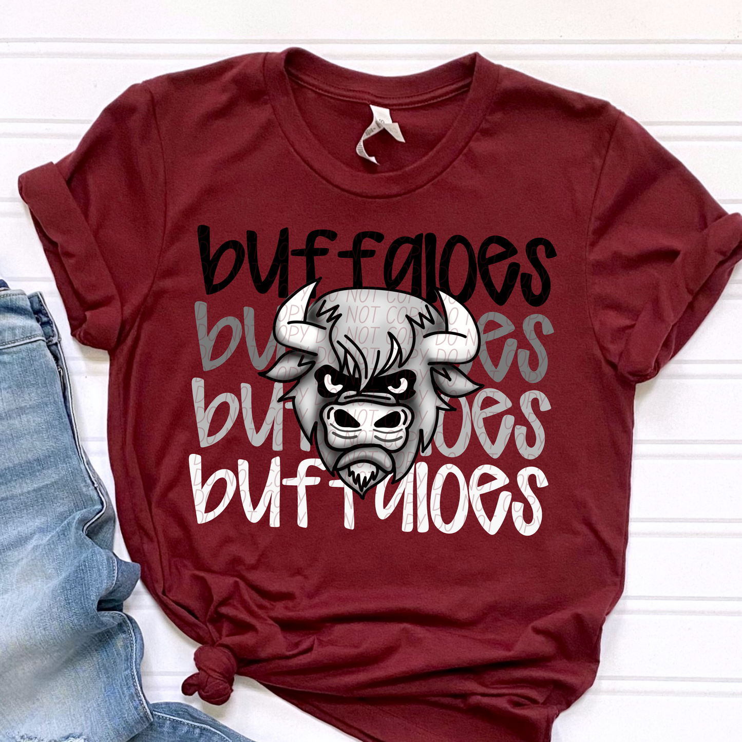 Buffaloes Faded Stack