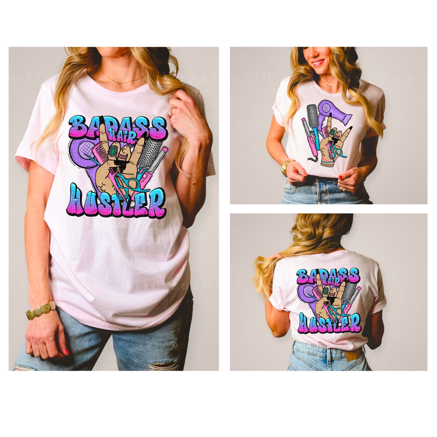 Badass Hair Hustler – BACK