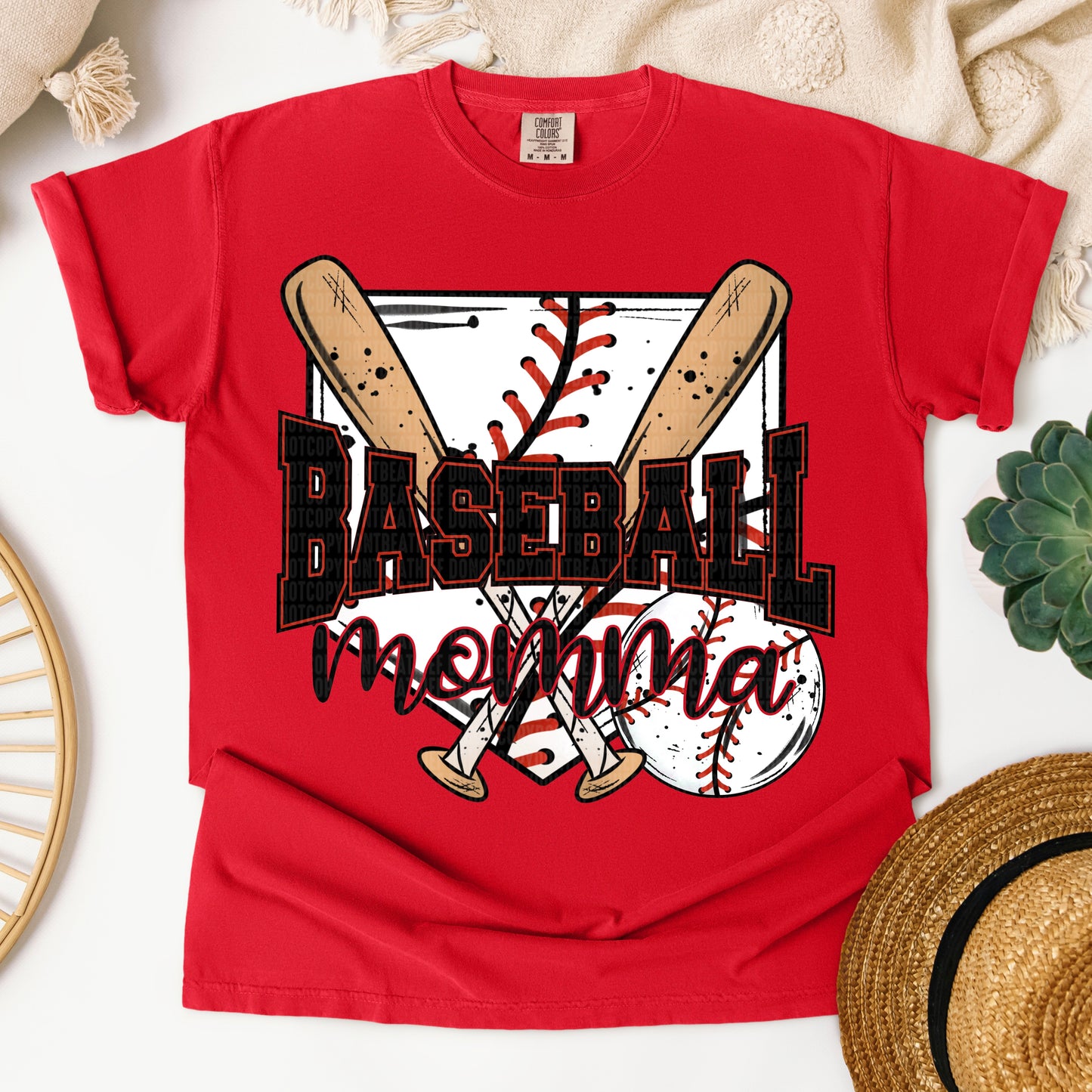 BASEBALL MOMMA HOME PLATE