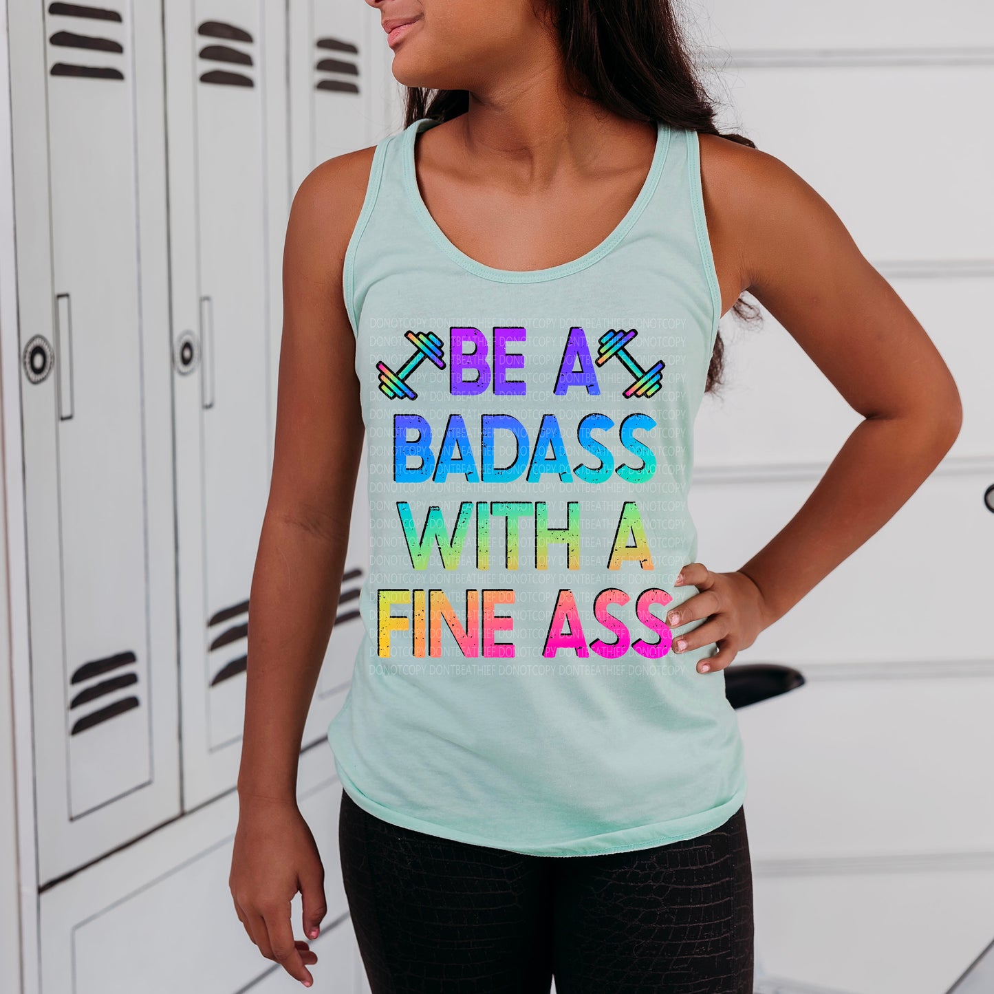 Be A Badass With A Fine Ass- DTF Transfer