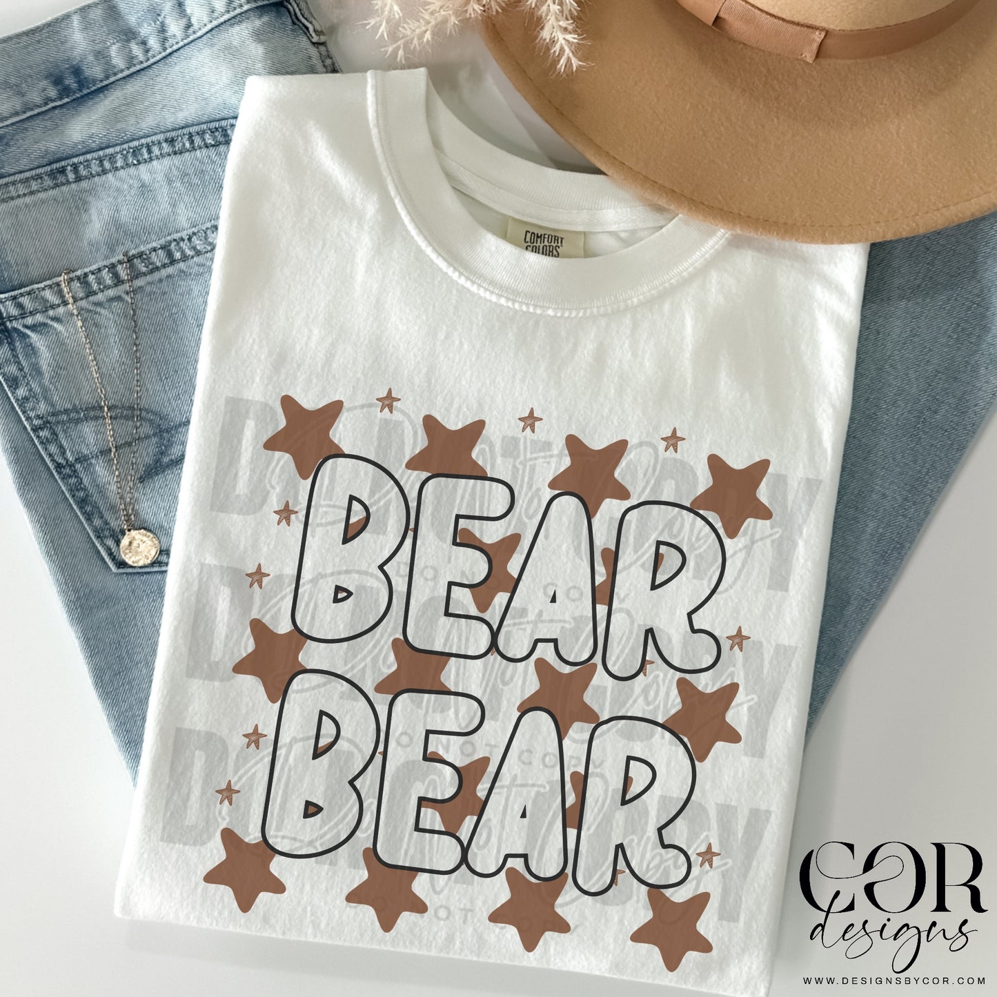 Bear Bear Brown Stars
