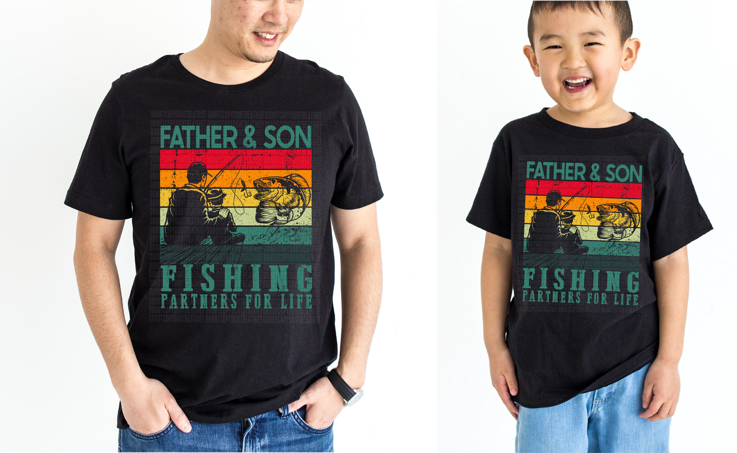 Fishing Partners For Life - DTF Print