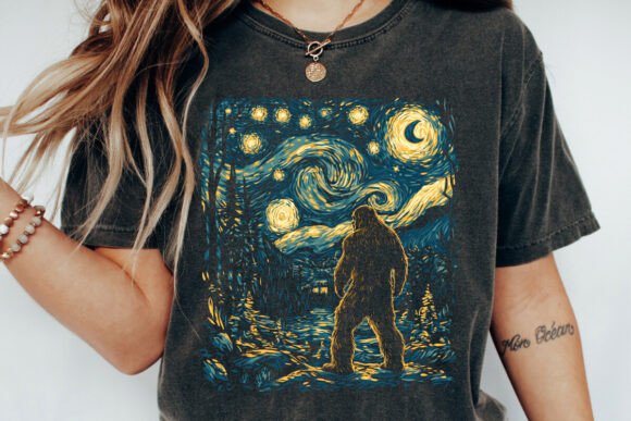 Bigfoot Starry Night