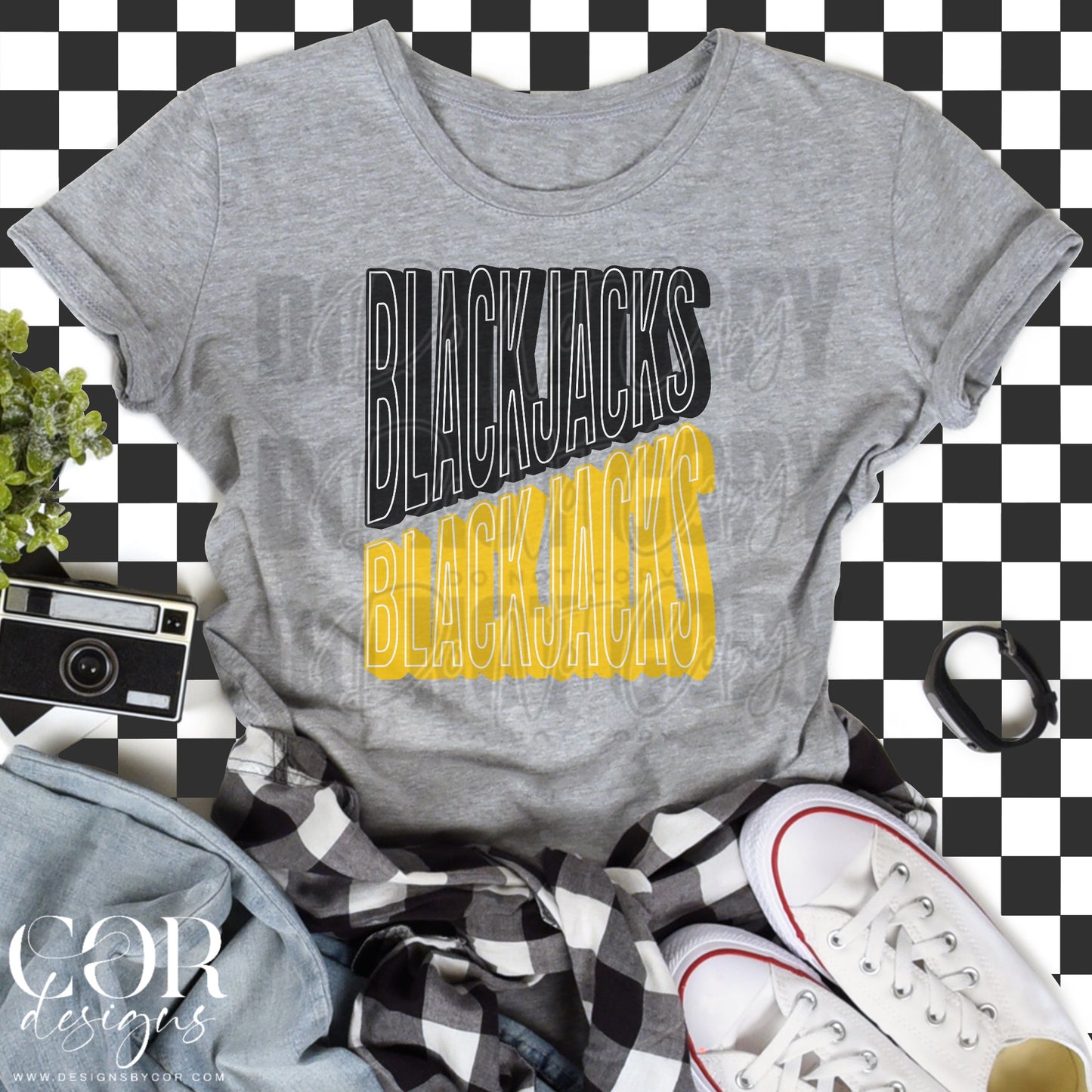 Blackjacks Black And Yellow