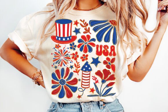 Boho fourth of July