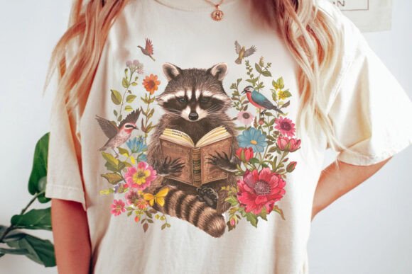 Racoon Reading