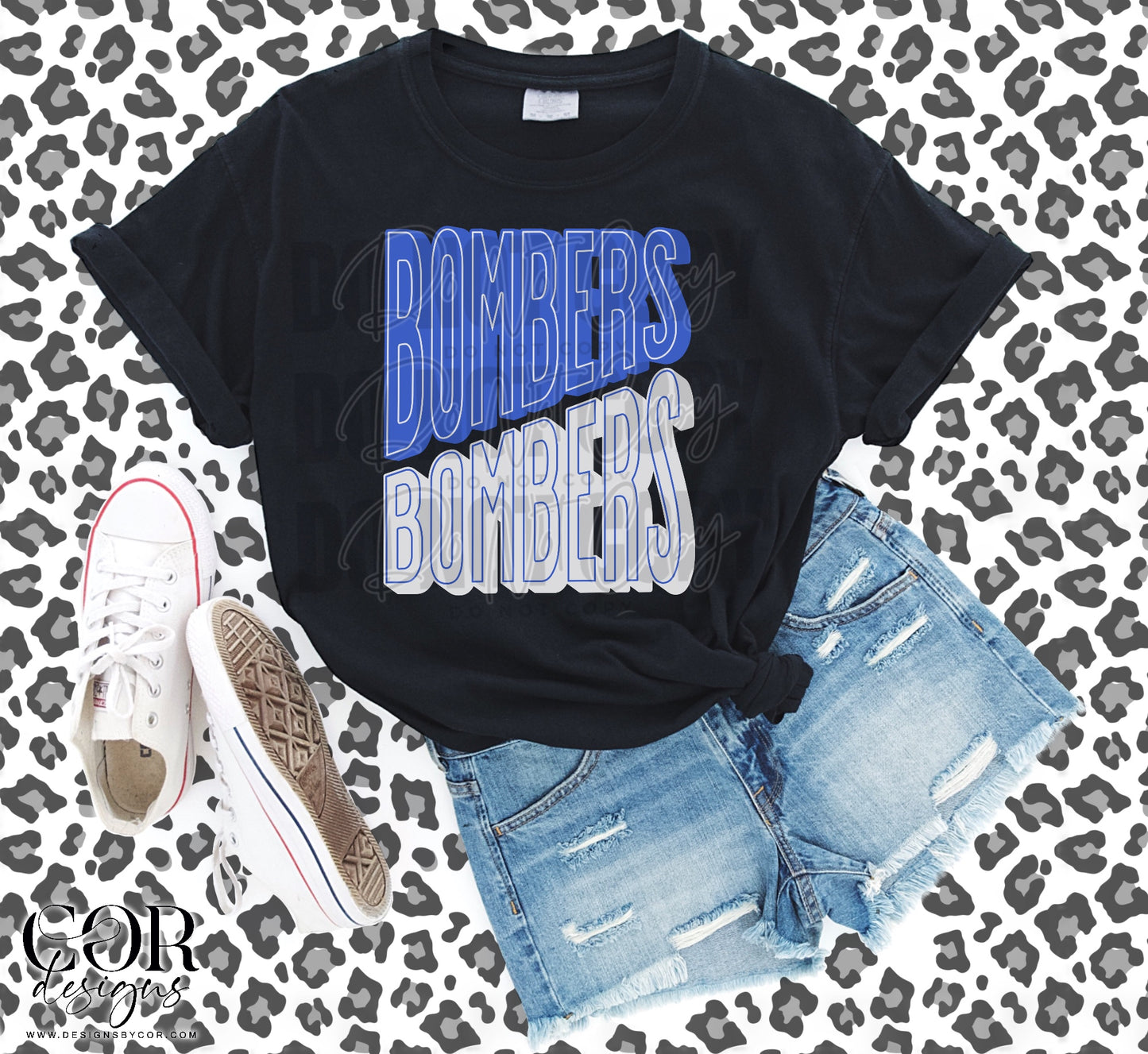 Bombers Blue And White