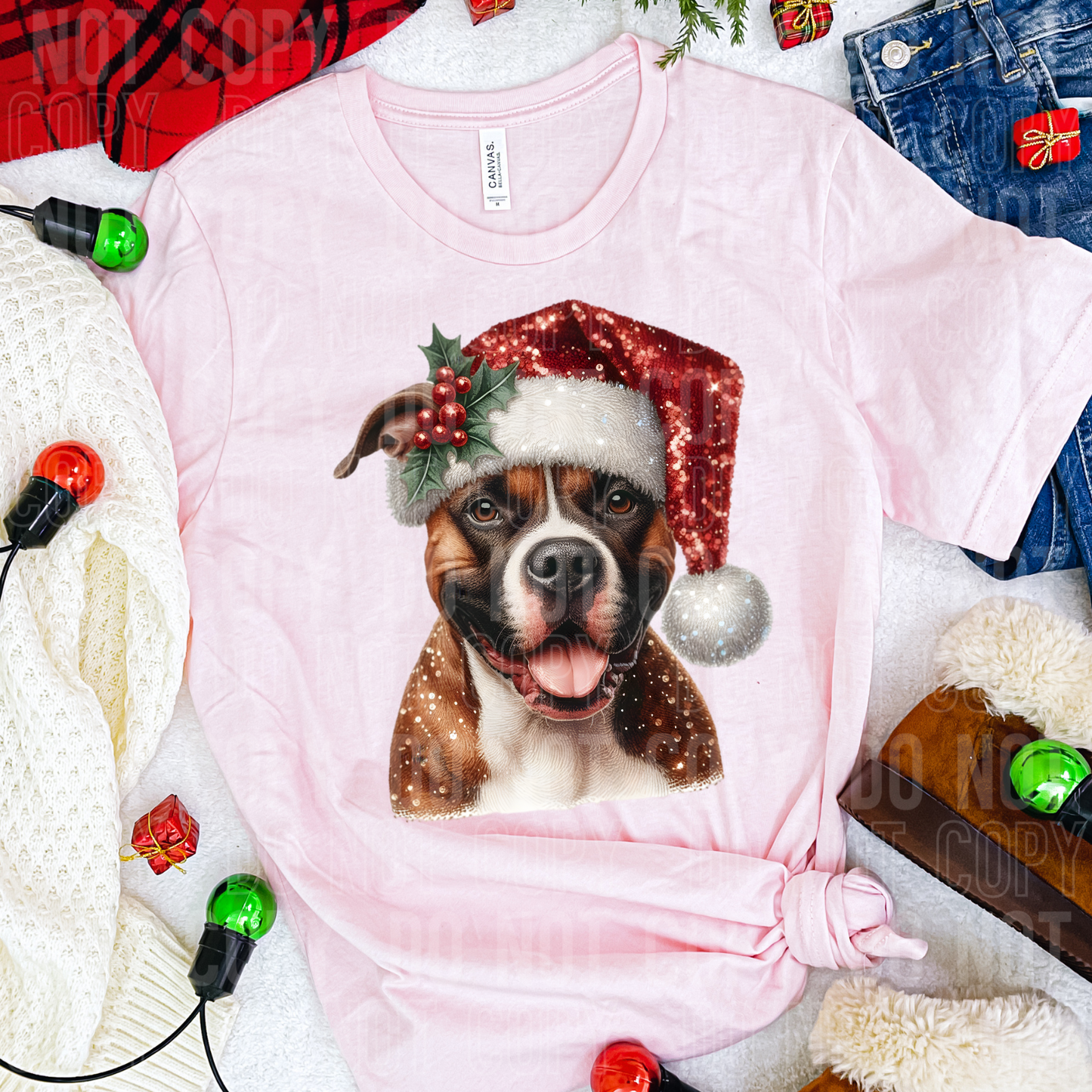 Christmas Pitbull