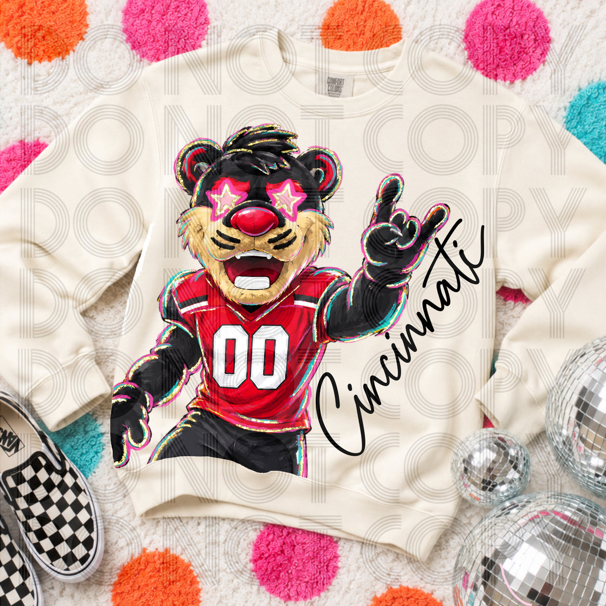 Cropped Delulu Mascot Cincinnati