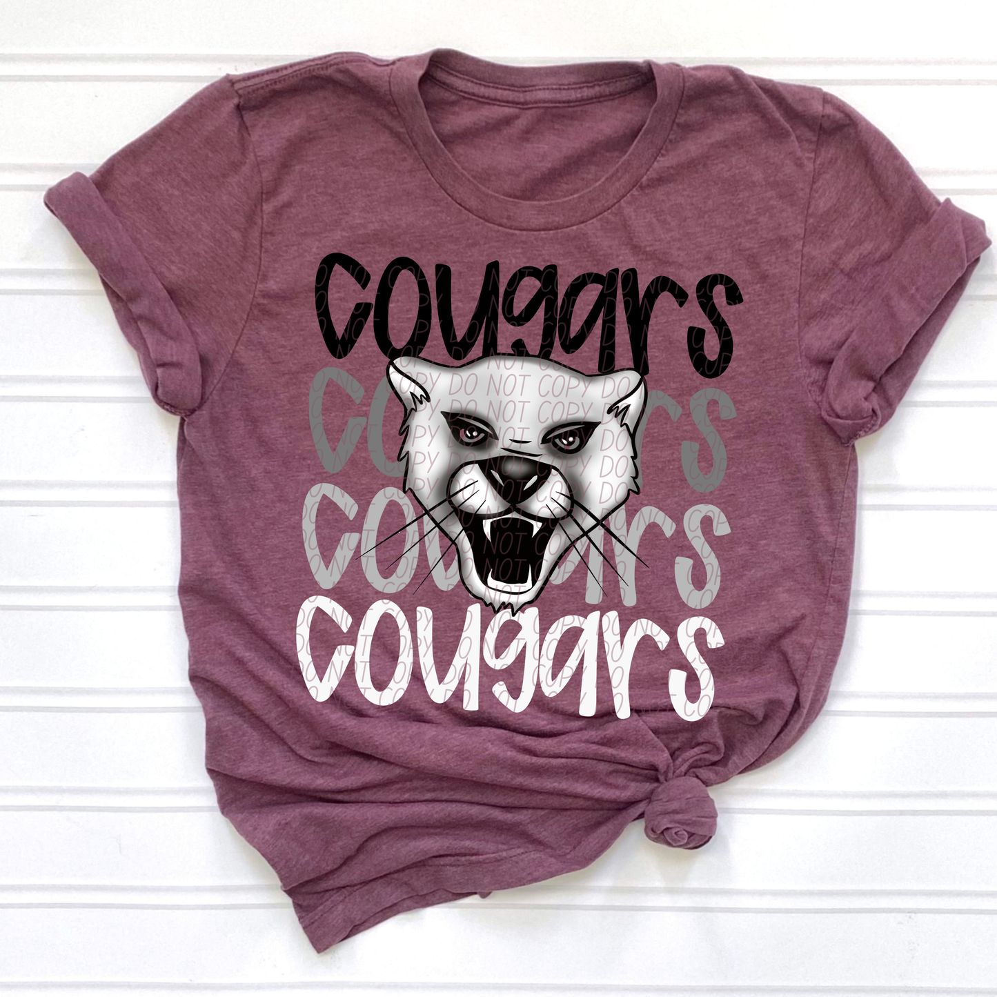 Cougars Faded Stack